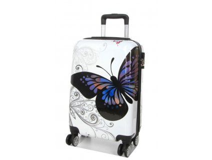 Bílý cestovní kufr madisson 4W FLY S 26820-50-00 - hlavní obrázek