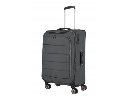 Antracitový střední kufr Travelite Skaii 4w M - 92648-04 - hlavní obrázek