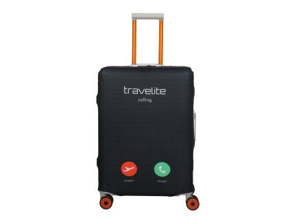 Černý / potisk obal na kufr travelite S calling 312-05 - hlavní obrázek